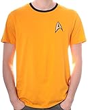 Star Trek Herren Uniforme T-Shirt, Gelb (Jaune), Large (Herstellergröße: L)