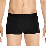 HOM - Herren - Boxer Briefs 2-Pack 'Boxerlines HO1' - Retroshorts - All Black - Grösse M