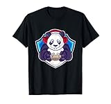 Cute Gaming Panda Videogame PC Video Game Gamer T-S