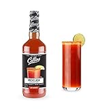 Collins 7778 32 oz. Michelada Cocktail Mix by Mischpult, Glasflasche mit schwarzer Kappe, Bauchband und Nackenb