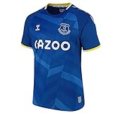 Hummel Offizielles Everton FC 2021/2022 erstes, zweites und drittes Trikot, blau, X-Groß
