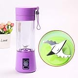 Tragbarer Mixer, Standmixer für Smoothies mit USB, wiederaufladbar, Frucht, Obst und Gemüse, tragbarer Mini-Standmixer für Reisen, Mini-Standmix