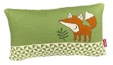 SIGIKID 39450 Strickkissen Forest Fox Mädchen und Jungen Baby-Kissen empfohlen ab Geburt grü