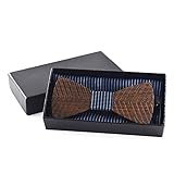 ZSRHH-Neckchiefs Halstücher Hölzerne Fliege Kostüm Herren Anzug Krawatte Taschentuch Business Butterfly Anzug Krawatte (Farbe : Blau, Größe : 5 * 9.5cm)