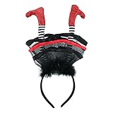 CTM Halloween-Stirnband für Erwachsene., rot, Einheitsgröß