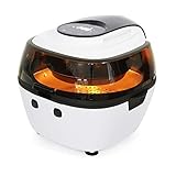 dxzsf Heißluftfritteuse 6L Multifunktionsluft Fryer ölfrei Intelligent Gesundheit Fritteuse Pizza Kocher Smart Touch LCD Elektrische Fritteuse Küchenkochwerkzeuge Air Fry