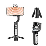 hohem iSteady V2 Gimbal-Stabilisator für Smartphone,Professionelle 3-Achsen-Handheld- Videostabilisatoren mit Griff AI Tracking Typ-C Reverse Charging LED-Videoleuchte für Vlog Live YouTube TikTok