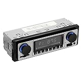 Autoradio mit Bluetooth Freisprecheinrichtung, USB/SD/AUX / MP3-Musik Stereo-Player, Autoradio Drahtlose Fernbedienung Enthalten, Retro Elektronisches Digital Autozubehör, 4 X 60 W