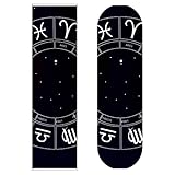 Zodiac Wheel Space Scooter Sticker 2 Blatt Skateboard Griptape Wasserdicht Rutschfest Skateboard Griptap