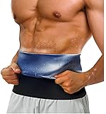 A. Y. Products Sweatbelt Men (S) Bauchweggürtel, Fitnessgürtel, Schweißgürtel, Saunagürtel, Sport, Laufen, Taille T