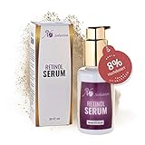 Retinol Serum Mit Vitamin A, Hochdosiert 8% Als Anti Aging Serum Für Gesicht Und Haut In 50