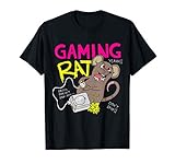 Lustige Gaming Ratte Video Game Computer Videogame PC T-S