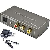 HDMI ARC Audio Extractor,192kHz DAC Converter Adapter Digital HDMI Audio zu Anolog Optical TOSLINK SPDIF Coaxial und Analog 3.5mm L/R Stereo ARC