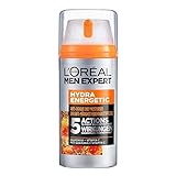 L'Oréal Men Expert Gesichtspflege für Männer, Feuchtigkeitscreme mit Guarana und Vitamin C, Hydra Energy Feuchtigkeitspflege 24H Anti-Müdigkeit XXL, 1 x 100