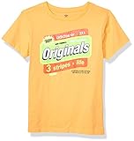adidas Originals Unisex-Kinder Juniors Graphic Tee T-Shirt, Blitz-Orange/Solar Rot/Solar Yellow/Solar Green, M