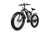 VOZCVOX Elektrofahrrad, 26' Elektrisches Fahrrad mit 48V 17Ah Lithium-Batterie und Shimano 21-Gang,E-MTB