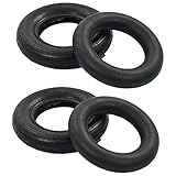 Festnjght 4-TLG. Schubkarrenreifen und Schlauch-Set 3.50-8 4PR Gummi Schubkarrenrad E