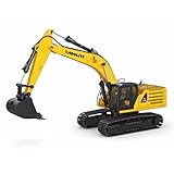 s-idee® Kabolite 336 Hydraulik Bagger + Holzkiste Vollmetallbagger 1:16 RTR Huina K336 Kettenbagg