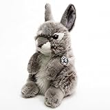 Hase Barney grau sitzend Kaninchen Häschen Plüschtier Kuscheltier Plü