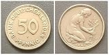 – Deutschland (1949) 50 Pfennig, Bank Deutscher Länder Prägezeichen F