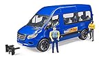 Bruder 02670 - MB Sprinter Transfer mit Fahrer und Fahrgast inklusive 2 Figuren und Fahrzeug