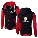BOLGRTYXC Hoodies Jacken T-Shirt Hosen Shorts Strickjacke Thin 3D Galatasaray Druck Pullover Herren & Damen Casual Polyester Sweatshirt unsere Kleidung/F/XXL