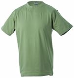 James & Nicholson Jungen Junior Basic Rundhals T-Shirt, Beige (Khaki), Medium (Herstellergröße: M (122/128))