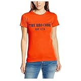 Touchlines Damen How I Met Your Mother - The BRO Code T-Shirt TL262 orange XL