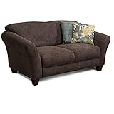 CAVADORE 2-Sitzer Gootlaand / Großes Sofa im Landhausstil / Mit Federkern / 163 x 89 x 84 / Dunkelb