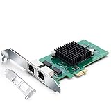 Gigabit PCI Express Netzwerkkarte E1G42ET-Intel 82576 Chip, 1Gbit Ethernet LAN Netzwerkadapter, Dual RJ45 Copper Ports für Windows Server, Linux, PC, VMware ESX