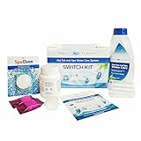 AquaFinesse Whirlpool Wasserpflege, Switch Kit, inkl Chlor, 1x SpaClean Puck, 2X Filterreinigungstabletten,1x Messbecher (6X langsam lösliche Chlortabletten)