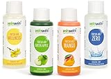 winwin clean Systemische Reinigung 4 x Fresh AIR 100ML I Wellness I Mango I Green Apple I Zero I AUCH BESTENS GEEIGNET FÜR DEN Einsatz IM proWIN AIR Bow