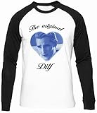 The Original DILF Love Heart Männer Frauen Unisex Baseball T-Shirt Weiß Schwarze Ärmel Rundhals Men Women White Round Neck XXL