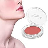 1Stück Pfirsich-Rouge-Palette Gesicht Pigment Wangen-Rouge-Puder Langanhaltendes wasserfestes Gesichts-Rouge-Make-up für Frauen & M