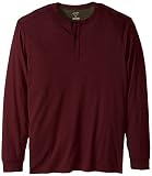 Arrow Herren Big and Tall Long Sleeve Heather Henley, Schokoladen-Trüffel Heather, X-Large H