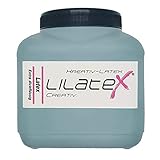 Lilatex 1 Liter farbiges extra-dickflüssiges Flüssiglatex/Farblatex/Latexmilch - extra-Dickes Naturlatex (Dunkelgrau)