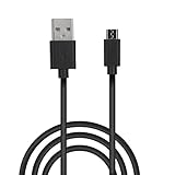 Speedlink STREAM Play&Charge USB-Kabel - Kabel für PS4-Controller, USB-A zu Micro-USB, Lade- und Datenkabel, 3 Meter Kabellänge, schw