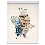 LIQICAI Verdunkelungsrollo,Tag-und Nacht Wasserdicht Rollos zum Wohnzimmer Küche Badezimmer Vorhang, (Color : Multi-Colored, Size : 60x180cm)