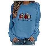 Weihnachten blusen & Tuniken für Damen Shirt Damen v Ausschnitt Damen Hemd elegant Lange Damen Chiffon Bluse Fashion Sale Damen rote Strickjacke Damen Kapuzenpullover Damen Damen Sw