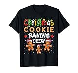 Christmas Santa Family Gingerbread Team Cookie Baking Crew T-S