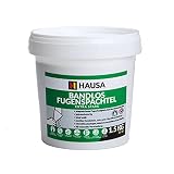 Hausa Fertigspachtel Reparatur Spachtel Masse 1.5 kg extra stark Gips Füll Rissen Trockenbau Spachtelgips Gipsspachtel Flächenspachtel Fein Spachtel Masse Glätt Flächen Fü
