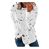 Damen Sweatshirt Jacke, Sweat Parka Kapuzenpullover mit Zipper, erhältlich in 8 Farben, Größe Pullover Damen Bluse Langarm Shirt Tunika Tshirt Kleidung Oberteile Tops top coat nagellack blusentop