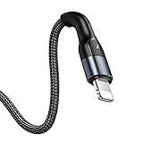 Usams U55 iPhone ladekabel 1m schwarz, iPhone lightning to USB 1m, ladekabel lightning kurz, iPhone charger cable, Apple lightning cable fast and safe charging, iPhone 13/12/11/Xr/X/8/7/SE/6/5