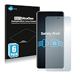 Savvies 6X Schutzfolie kompatibel mit Infinix Note 11S Displayschutz-Folie Ultra-transp