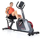 HAMMER Liegeergometer Comfort Motion BT, Komfortables Fitnessfahrrad mit Ergo-Bequemsitz & Rückengesundlehne, Bluetooth und App-Steuerung, 22 Trainingsprogramme, 160 x 52 x 110