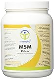 manako 365 MSM (Methylsulfonylmethan) kristallines Pulver, Premiumqualität, 99,9% rein, 1000 g Dose (1 x 1 kg)