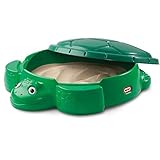 Little Tikes Schildkröte Sandkasten für den Garten. Sicheres & tragbares Sommerspielzeug, Planschbecken und Aufbewahrungsbox. Fördert kreatives Spielen. Gartenspielzeug für Kinder ab 12 M