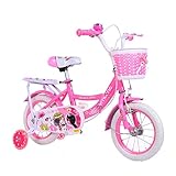 Baby Kleinkinder Dreirad Kinderfahrräder Klappräder Kinderfahrrad Junge Mädchen 2-8 Jahre alt Babykutsche Kinderpedal Laufrad 12-16 Zoll Fahrrad Outdoor Radfahren,Geben Sie Kindern das Beste Gelb