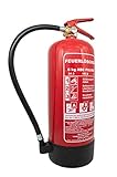 Sensorit 6kg ABC Pulverlöscher | 34A 183B C | Werksendkontrolle 2021 EN 3-7 zertifiziert durch MPA-Dresden; Gemäß Druckgeräterichtlinie (DGRL) 2014/68/EU herg