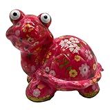 Pomme Pidou Spardose Schildkröte pink Blume Sparbüchse Sparschwein Geldgeschenk Geschenk